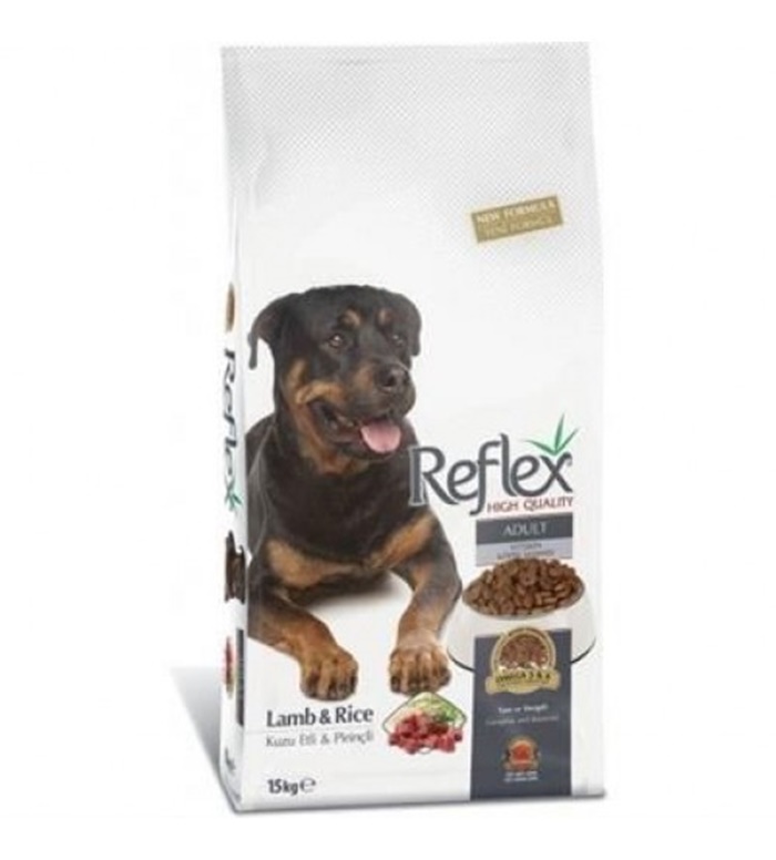 Reflex Kuzu Etli Pirinçli Yetişkin Köpek Maması (15 kg) HEPGÜN Pet Market